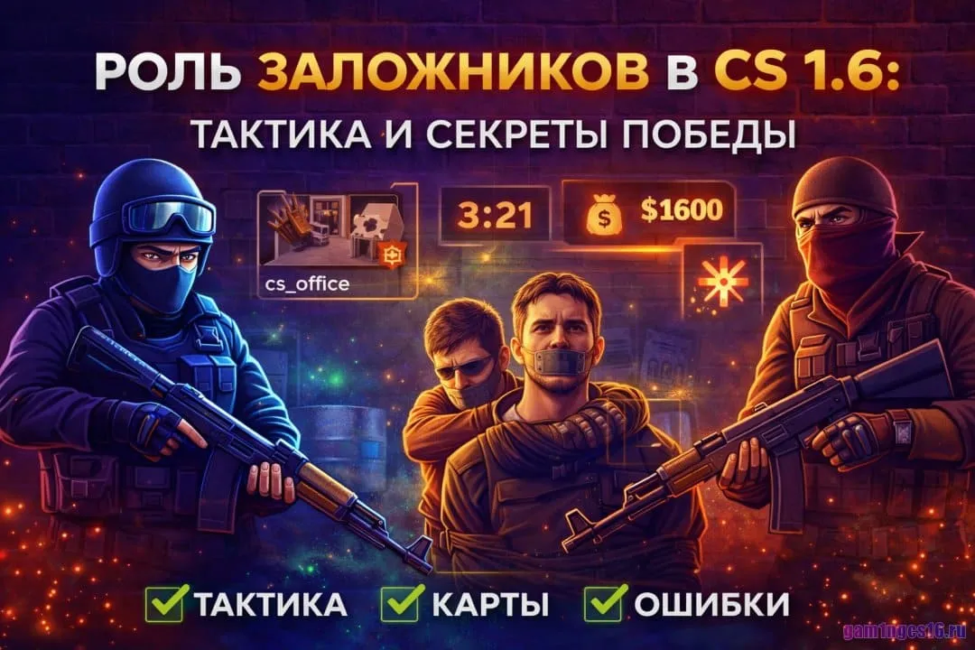 Роль заложников в CS 1.6: тактика, стратегии и секреты победы