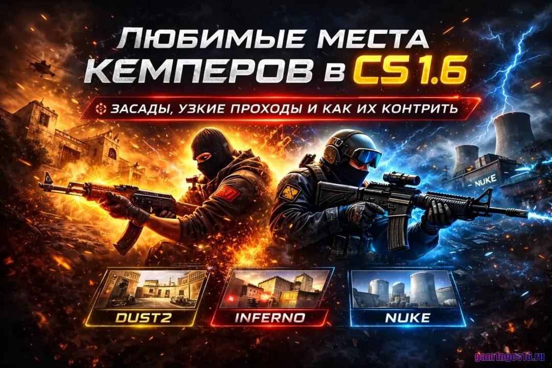 Любимые места кемперов в КС 1.6