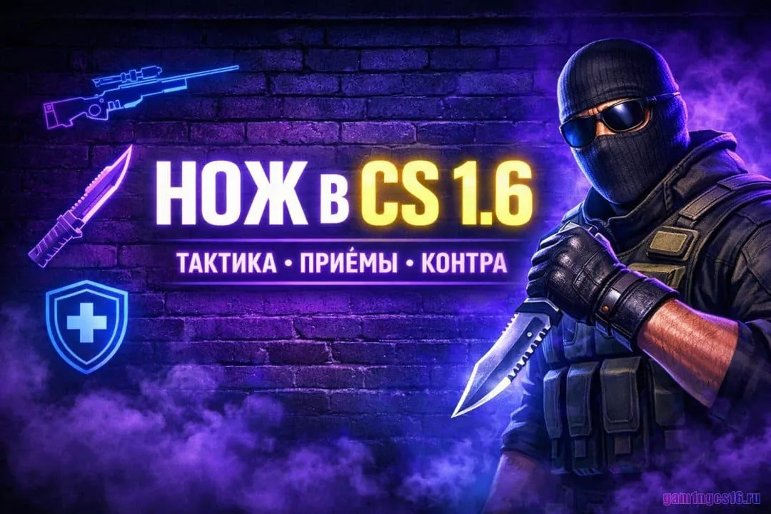 Использование ножа в CS 1.6 — полное руководство от новичка до Knife Master